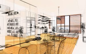 Service de designer d'intérieur de plan de salle a manger à Terrebonne / Designer Intérieur Montréal